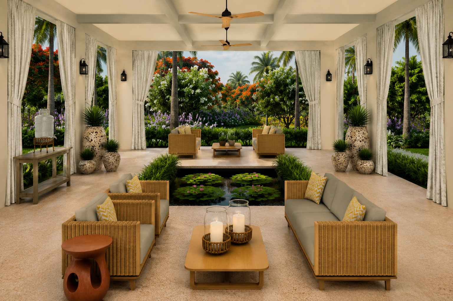 The lounge at the Haunted House, Briland Club